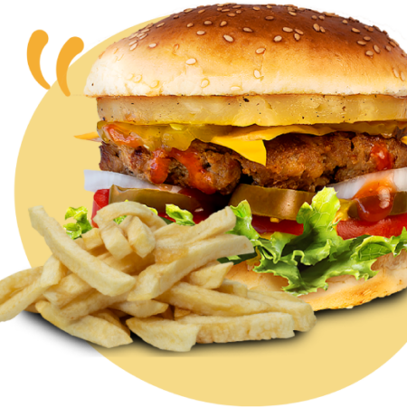 Hamburguesa tropical de flash burguer